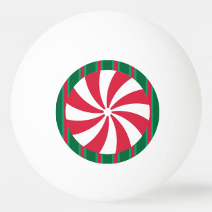Leuk en Fancy Kerst Peppermint Snoep Pingpongbal