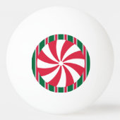 Leuk en Fancy Kerst Peppermint Snoep Pingpongbal (Voorkant)
