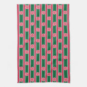 Leuk en Fancy Kerst Peppermint Snoep Theedoek (Verticaal)