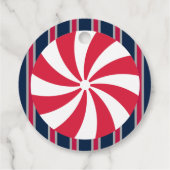 Leuk en Fancy pepermunt Snoep Bedankjes Labels (Achterkant)