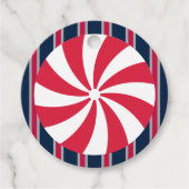 Leuk en Fancy pepermunt Snoep Bedankjes Labels (Voorkant)