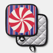 Leuk en Fancy pepermunt Snoep Pannenlap (Voorkant / Achterkant)