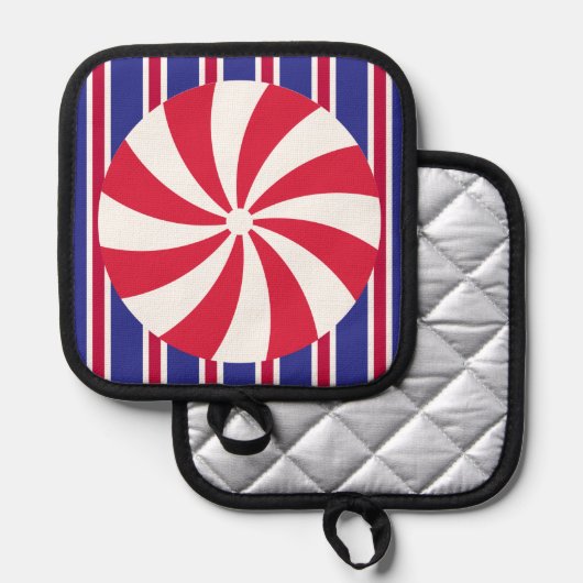 Leuk en Fancy pepermunt Snoep Pannenlap (Voorkant / Achterkant)