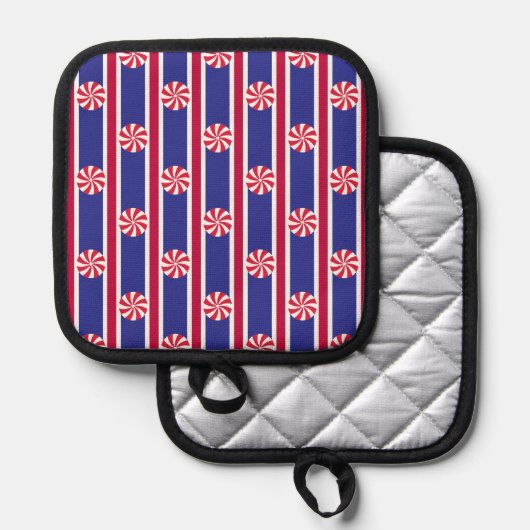 Leuk en Fancy pepermunt Snoep Pannenlap (Voorkant / Achterkant)