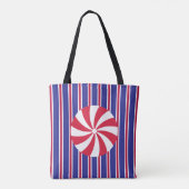 Leuk en Fancy pepermunt Snoep Tote Bag (Achterkant)