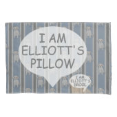 Leuk en Fancy  Puppy Gestreept Kussensloop (Voorkant)