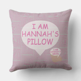 Leuk en Fancy  roze doolhof Kussen