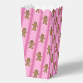 Leuk en Fancy Roze Gingerbread Man Popcorn Bedankdoosjes (Achterkant)