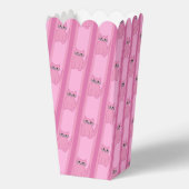 Leuk en Fancy Roze Kat Popcorn Bedankdoosjes (Achterkant)