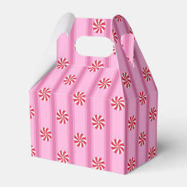 Leuk en Fancy Roze Kerst Peppermint Snoep Bedankdoosjes