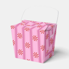 Leuk en Fancy Roze Kerst Peppermint Snoep Bedankdoosjes