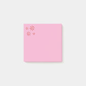 Leuk en Fancy Roze Kerst Peppermint Snoep Post-it® Notes (Voorkant)