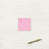 Leuk en Fancy Roze Kerst Peppermint Snoep Post-it® Notes (Op bureau)