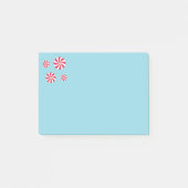 Leuk en Fancy Roze Kerst Peppermint Snoep Post-it® Notes (Voorkant)