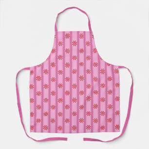 Leuk en Fancy Roze Kerst Peppermint Snoep Schort