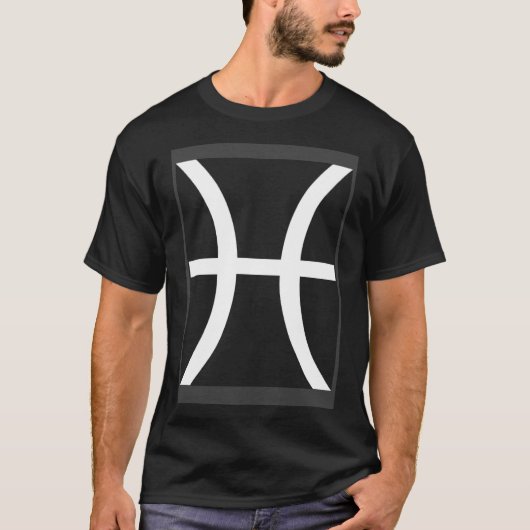 Leuk en Fancy Vissen Astrologie Teken T-shirt (Voorkant)