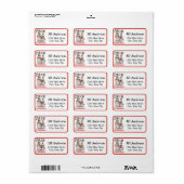 Leuk en feestelijk chillen met mijn snowmies op ma etiket (Full Sheet)