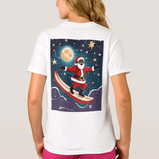 Leuk en feestelijk kerstdesign t-shirt (Achterkant)