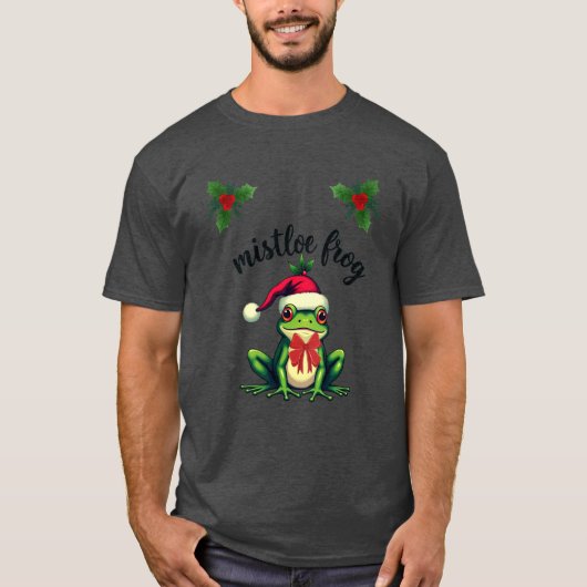 Leuk en feestelijk kerstdesign t-shirt (Voorkant)