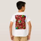 Leuk en feestelijk vakantieontwerp t-shirt (Achterkant volledig)