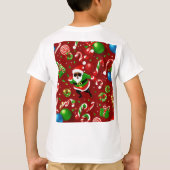 Leuk en feestelijk vakantieontwerp t-shirt (Achterkant)