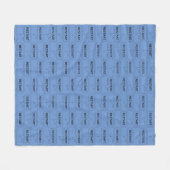 Leuk en Fraai Aanpasbare Herstart Fleece Deken (Voorkant (Horizontaal))