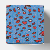 Leuk en gedurfd lippatroon bedankdoosjes (Bovenkant)