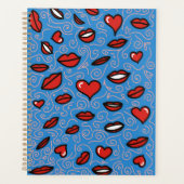 Leuk en gedurfd lippatroon planner (Voorkant)