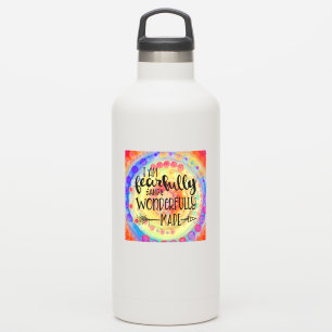 Leuk en gelukkig Angstig en Wonderfully Gemaakt Sticker