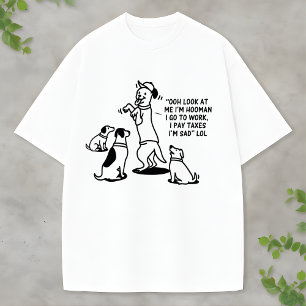 Leuk en Grappig Hond voor Huisdier Liefhebbers Bel T-shirt