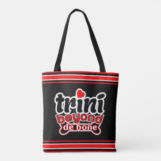 Leuk en grappig Trini Beyond De Bone Tote Bag (Achterkant)