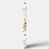 Leuk en grillig kattenpatroon Uw Monogram | Case-Mate iPhone Case (Achterkant / Links)