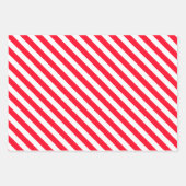 Leuk en helder rood en wit inpakpapier vel (Voorkant 3)