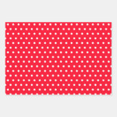 Leuk en helder rood en wit inpakpapier vel (Voorkant 2)