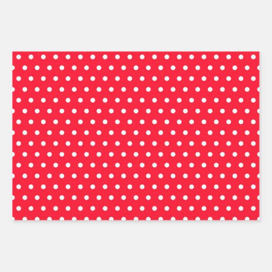 Leuk en helder rood en wit inpakpapier vel (Voorkant 2)