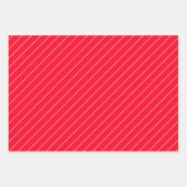 Leuk en helder rood en wit inpakpapier vel (Voorkant)