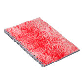Leuk en helder rood Notitieboek (Rechterzijde)