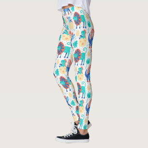 Leuk en kleurrijk dinosauruspatroon leggings