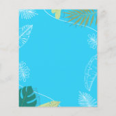 Leuk en kleurrijk poolparty | Palm Zwemmen Verjaar (Achterkant)