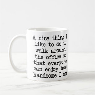 Leuk en knap kantoor humor grap mug koffiemok