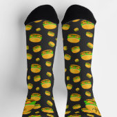Leuk en leuk yummy burgerpatroon Monogram Sokken (Top)