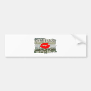 Leuk en perfect om de datum op te slaan bumpersticker