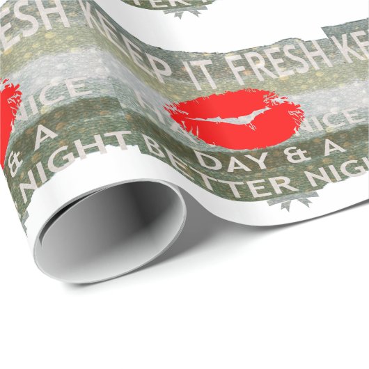 Leuk en perfect om de datum op te slaan cadeaupapier (Rol Hoek)