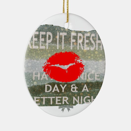 Leuk en perfect om de datum op te slaan keramisch ornament (Rechts)