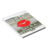 Leuk en perfect om de datum op te slaan notitieblok (Schuin)