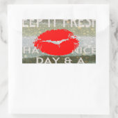 Leuk en perfect om de datum op te slaan rechthoekige sticker (Tas)