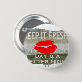 Leuk en perfect om de datum op te slaan ronde button 5,7 cm (Voorkant /achterkant)