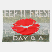 Leuk en perfect om de datum op te slaan theedoek (Horizontaal)