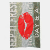 Leuk en perfect om de datum op te slaan theedoek (Verticaal)