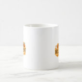 Leuk en Spooky Happy Halloween Sticker Design Koffiemok (Center)